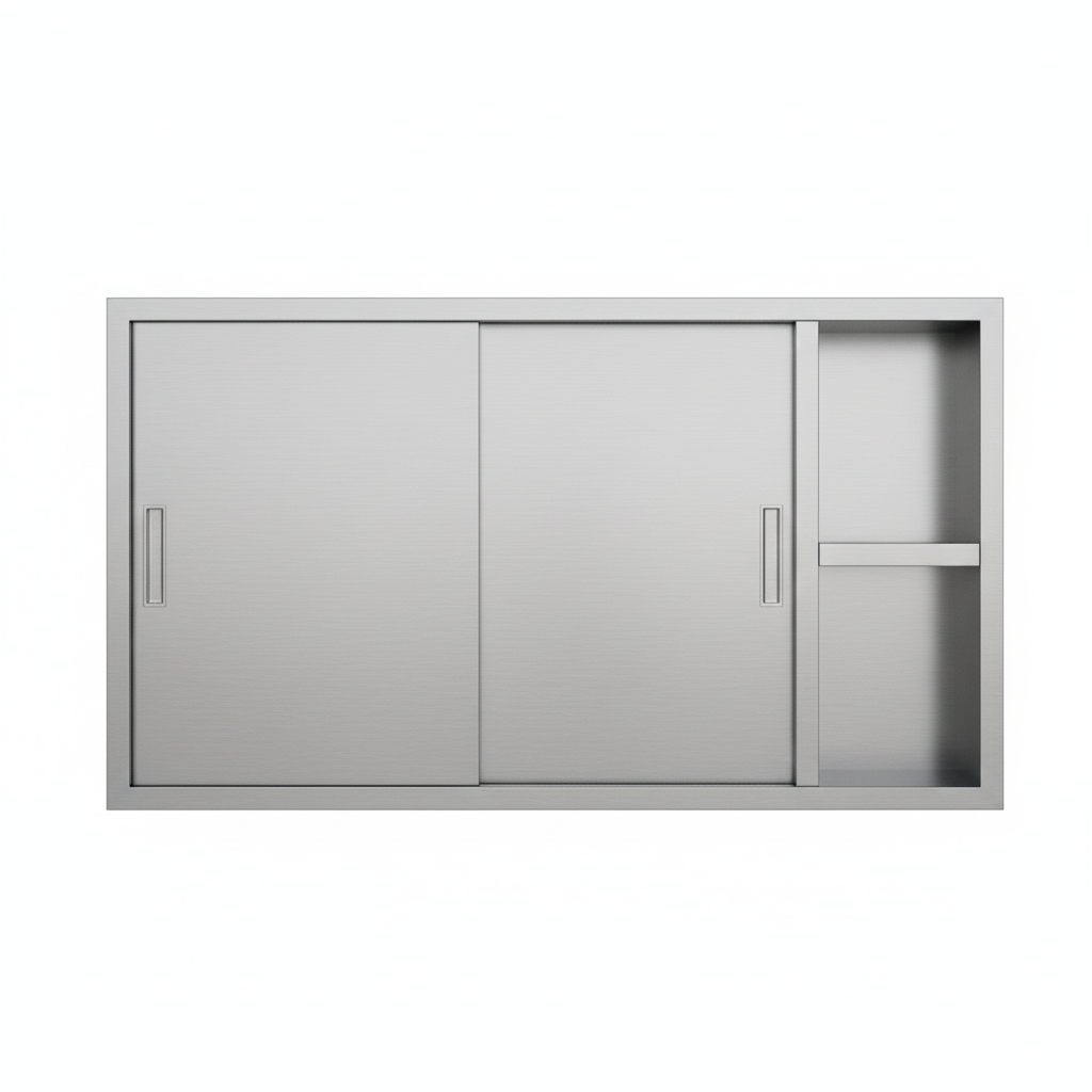 Stainless Steel Tall Storage Cabinet