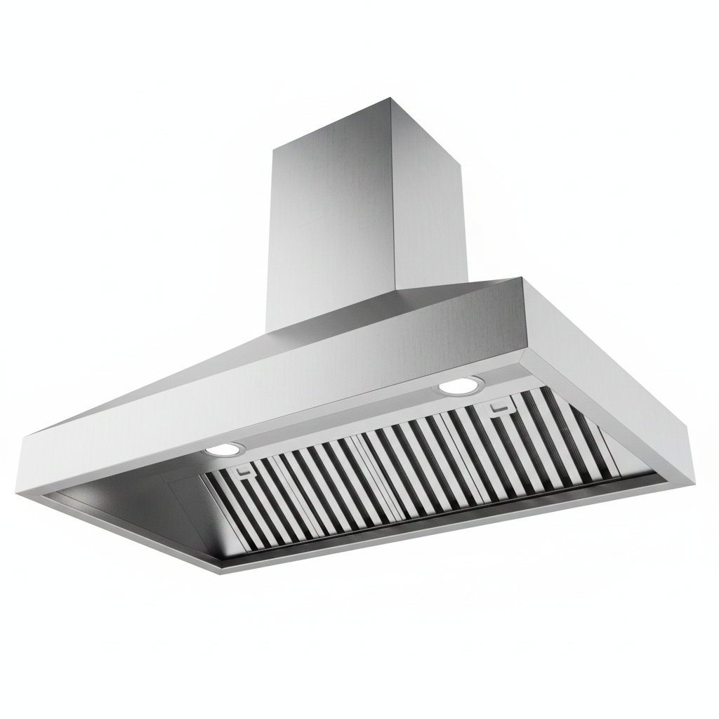 Stainless Steel Island Type Exhaust Hood